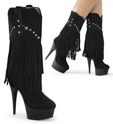Stiefel mit Rhinestone
