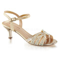 Gold Strass-Sandalette von Fabulicious