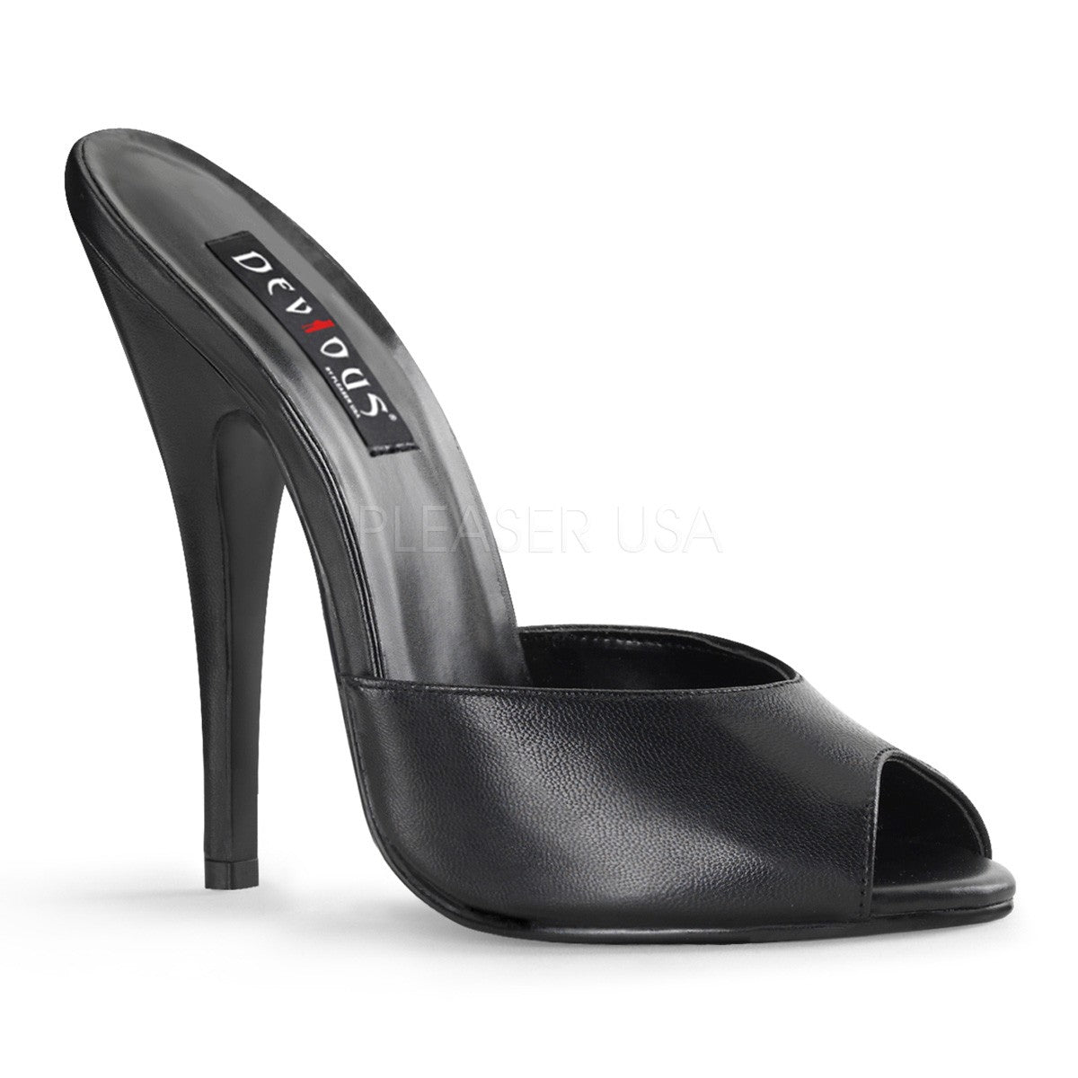 Peep Toe High Heel Pumps DOMINA-101 aus Leder
