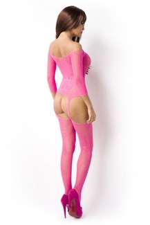 Bodystocking ouvert mit sexy Netzstruktur
