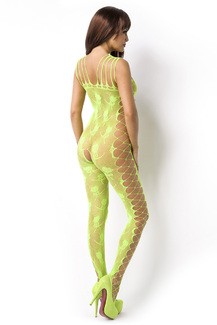 Bodystocking ouvert mit sexy Netzstruktur