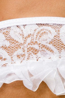 Slip ouvert aus Spitze