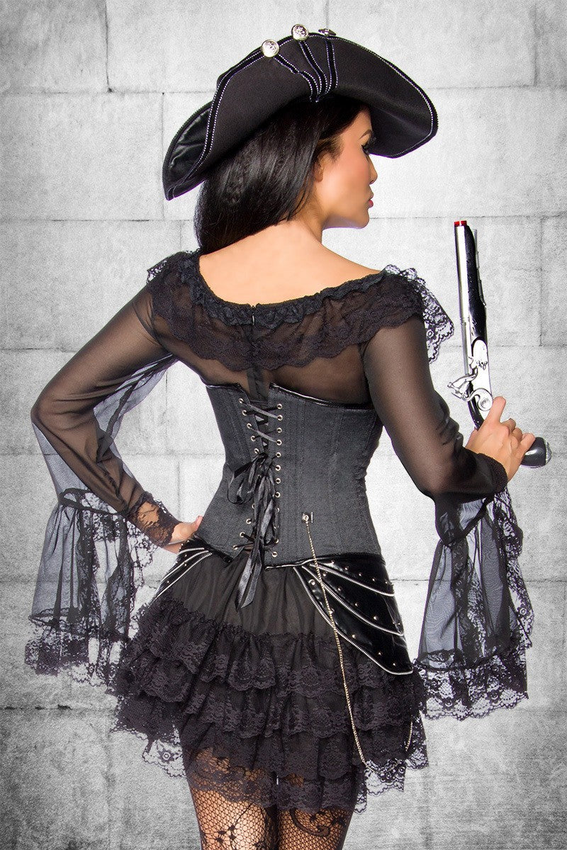 Long Bluse / Piratenkleid