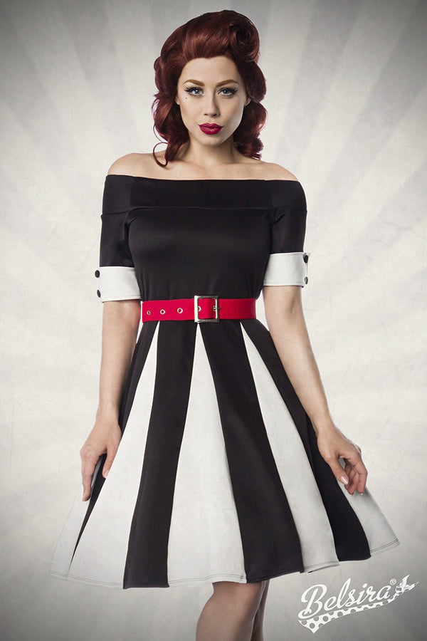 Godet-Kleid