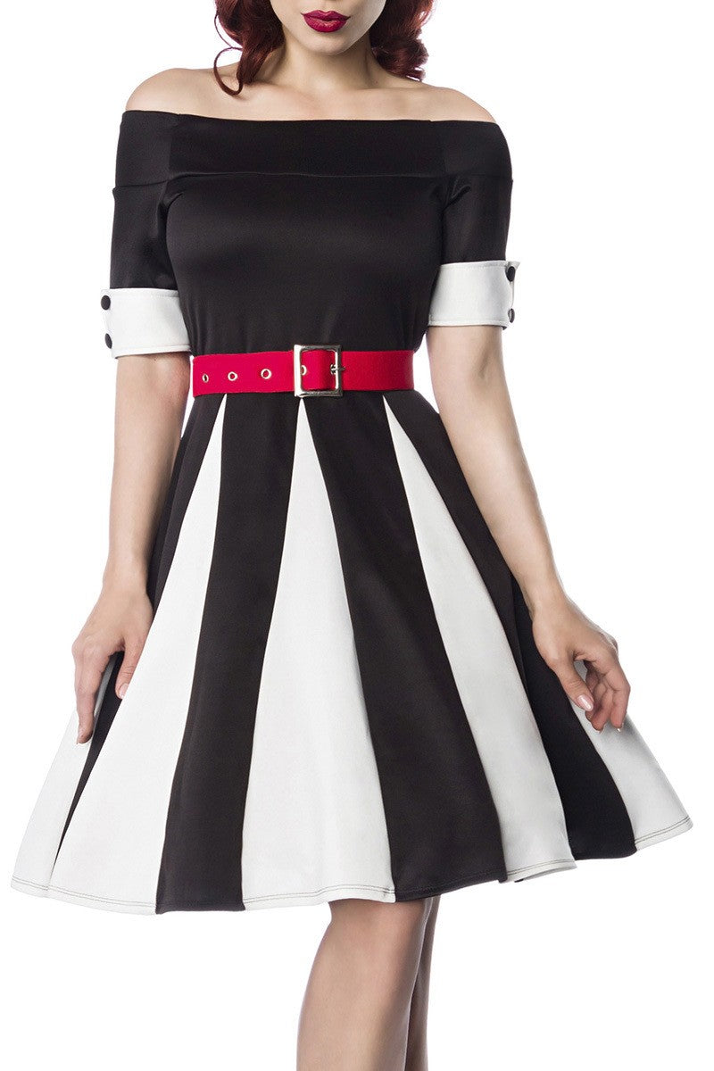 Godet-Kleid
