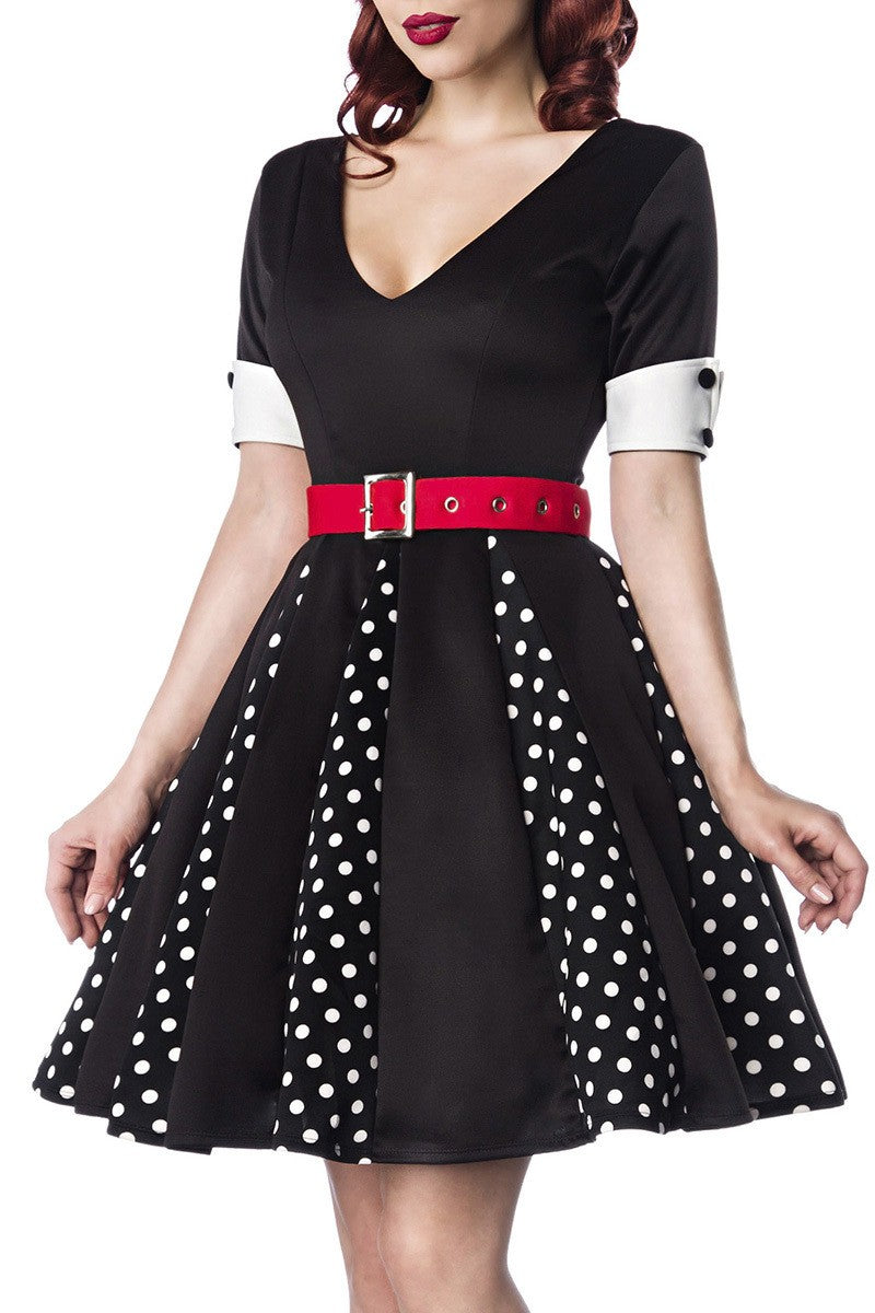 Godet-Kleid