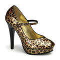 Glanzvolle Pumps leopard