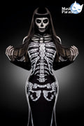 Skelett-Kostüm: Skeleton Lady