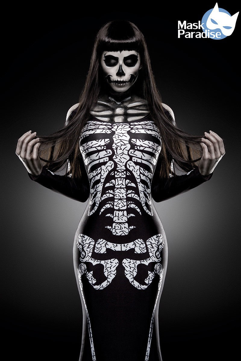 Skelett-Kostüm: Skeleton Lady