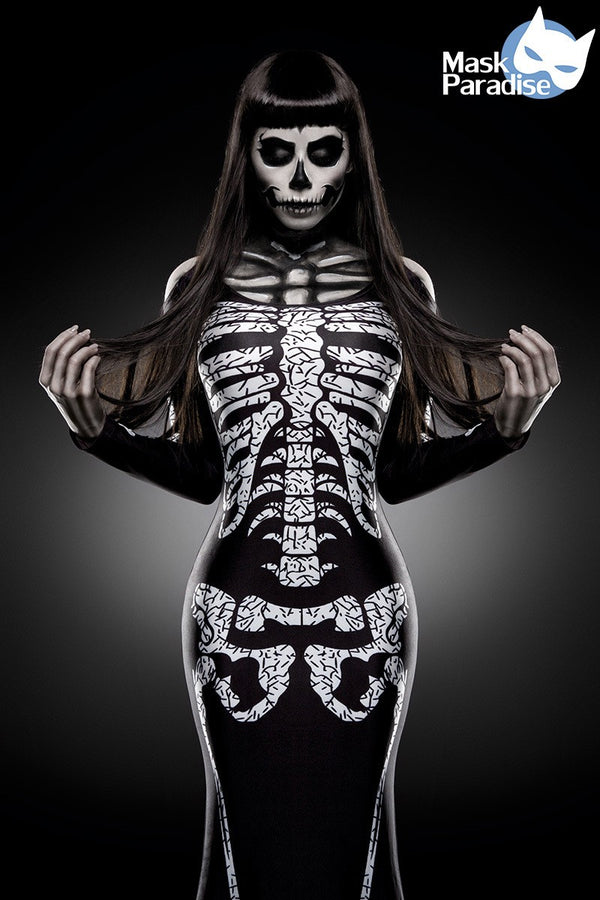Skelett-Kostüm: Skeleton Lady