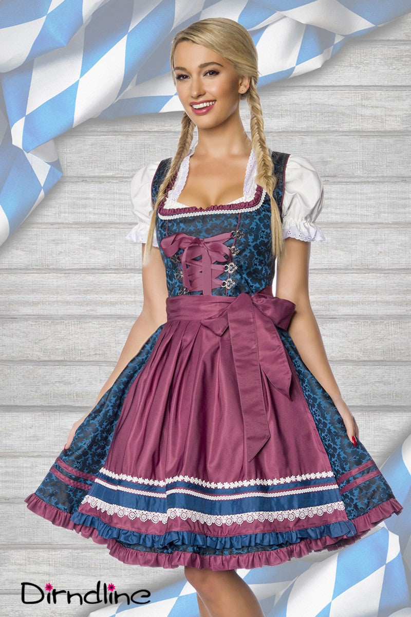 Premium Bluse & Dirndl aus edlem Denim