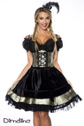 Premium Dirndl aus edlem Jacquard Stoff