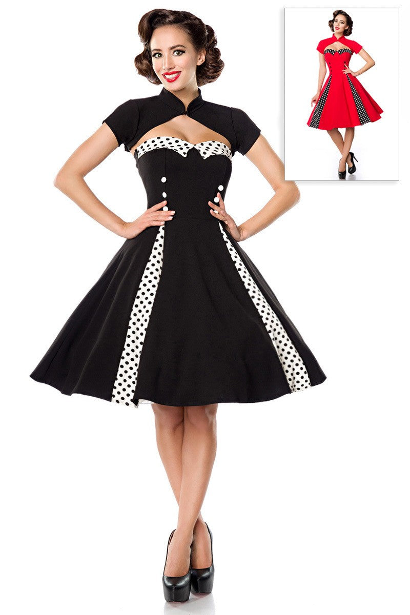 Vintage-Kleid mit Bolero