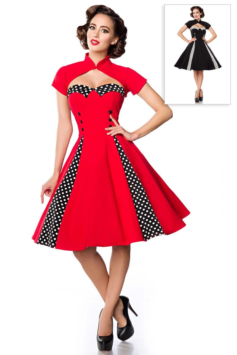 Vintage-Kleid mit Bolero
