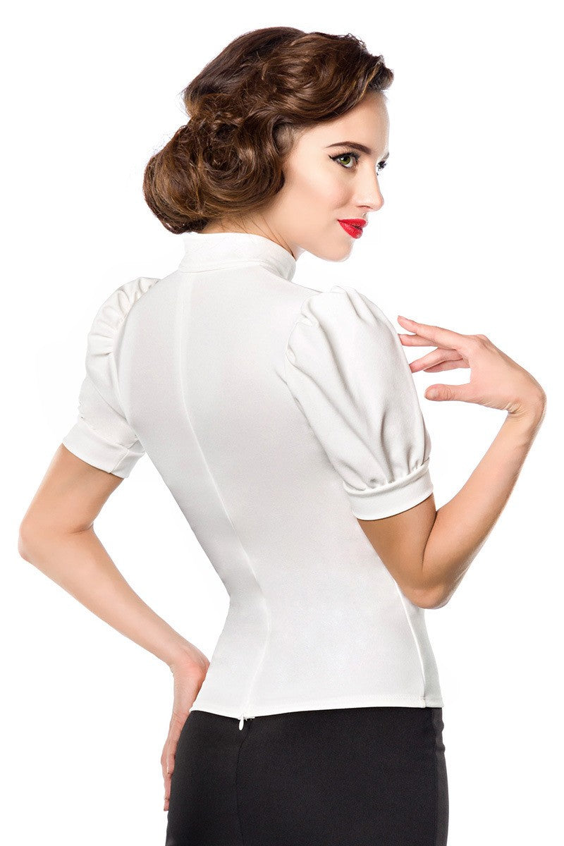 Jersey-Bluse