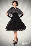 Swing-Kleid mit Cape