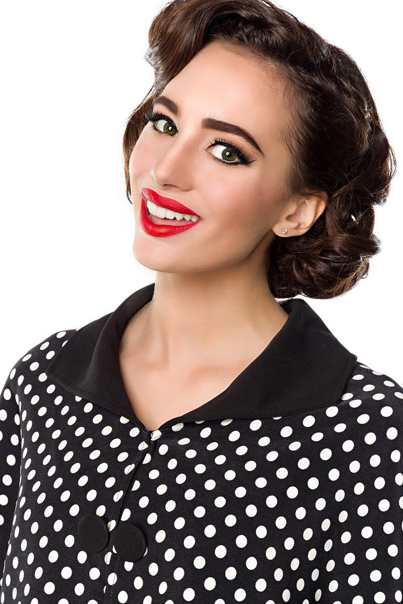 Swing-Kleid mit Cape