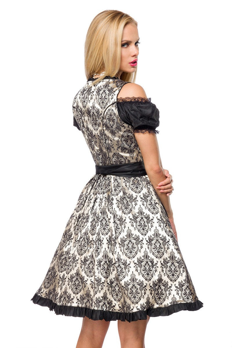 Elegantes Brokatdirndl