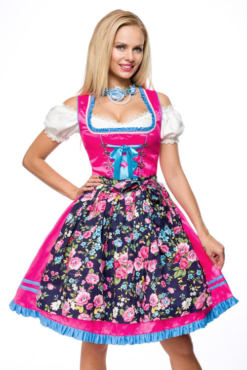 Dirndl mit Blumenschürze