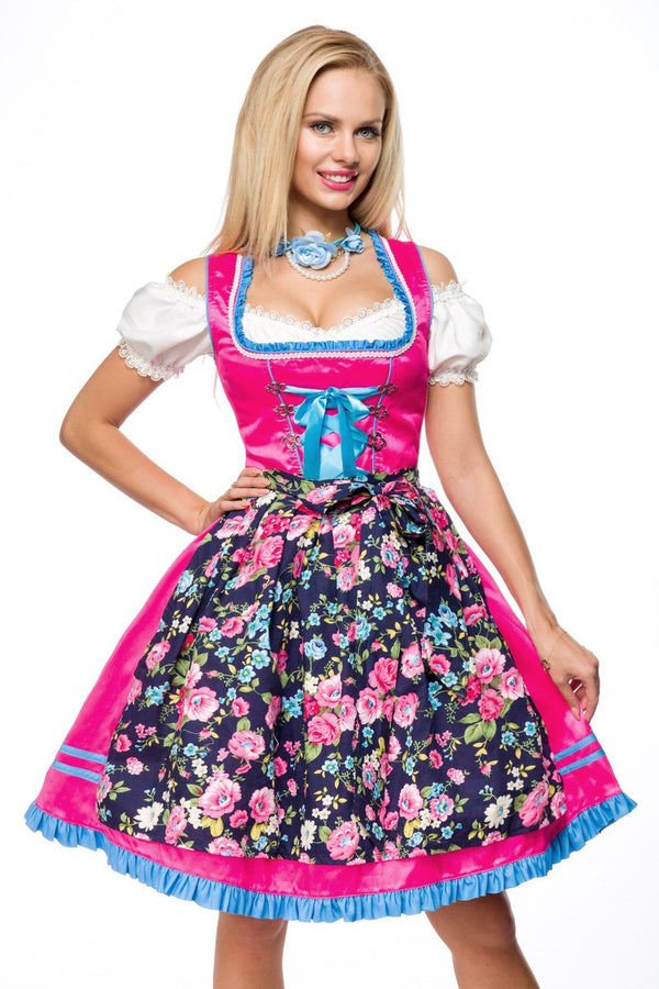 Dirndl mit Blumenschürze