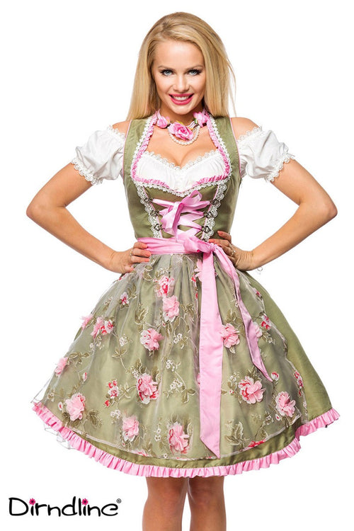 Dirndl mit Blumenschürze