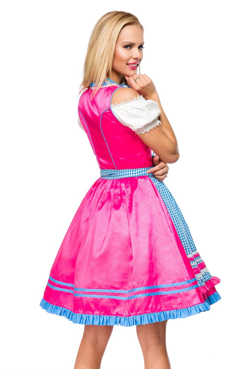 Dirndl mit Karoschürze