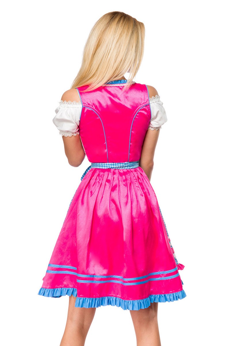 Dirndl mit Karoschürze