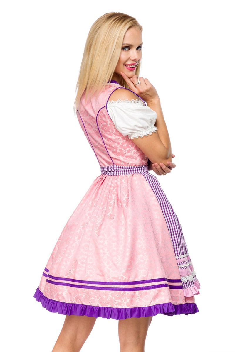 Dirndl mit Karoschürze