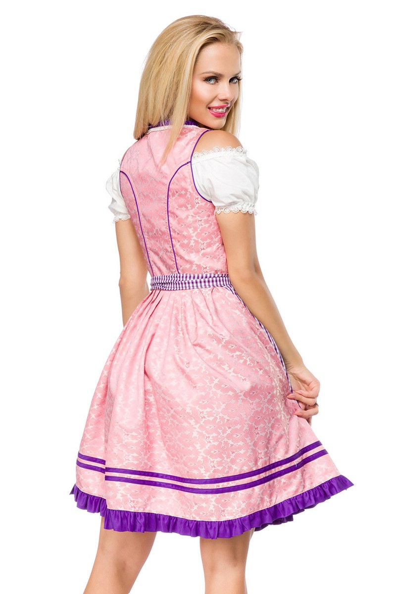 Dirndl mit Karoschürze