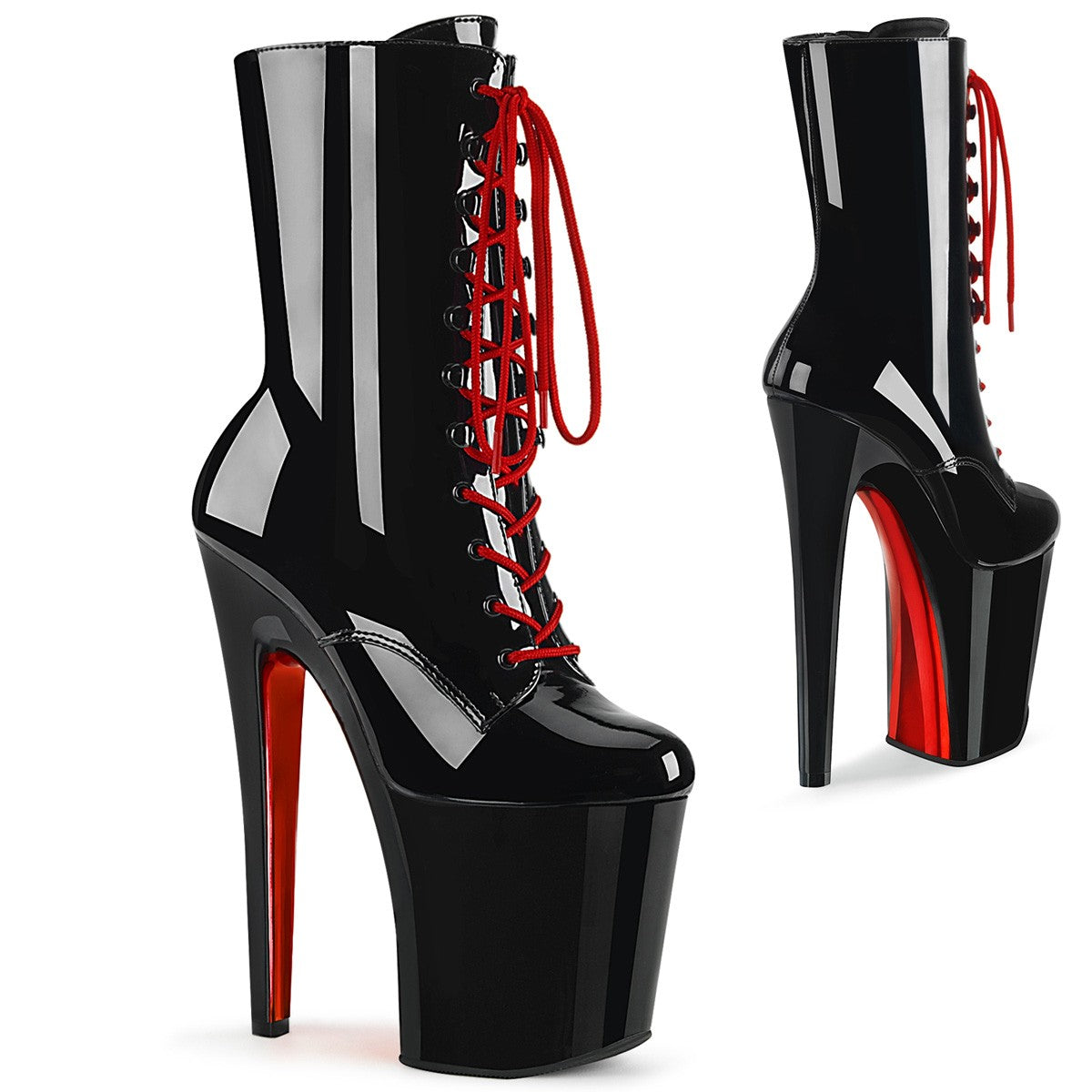 Plateau High Heel Stiefeletten Pleaser XTREME