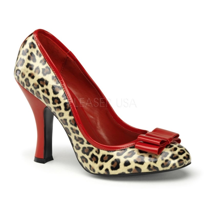 Pumps Leopard-Rot