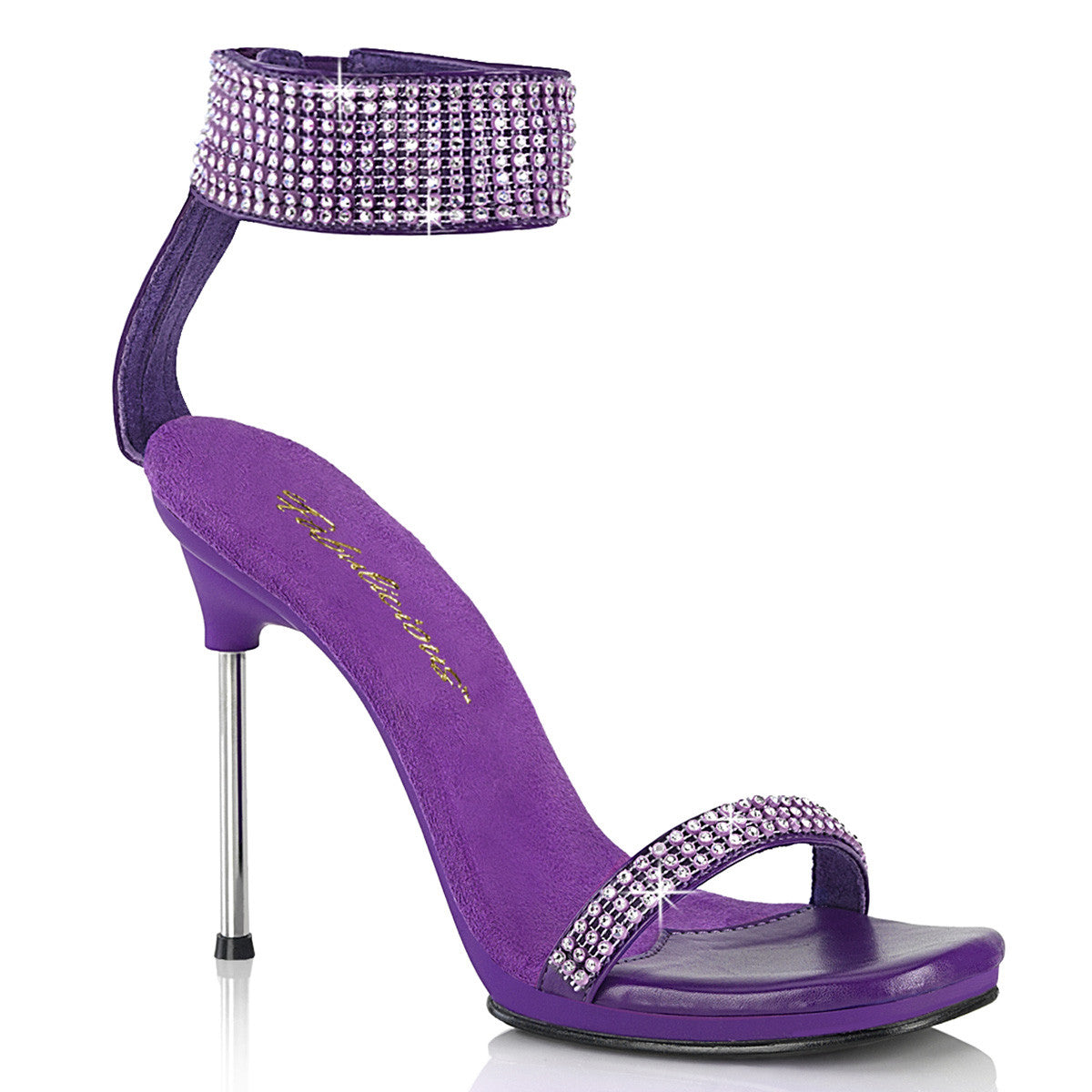 Erotische Sexy High Heel Elegante Sandaletten von Pleaser mit Strass
