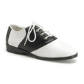 Flache Schuhe schwarz/weiß
