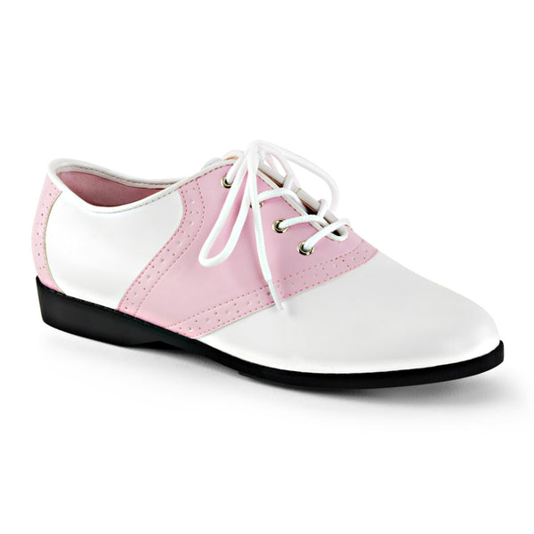 Flache Schuhe schwarz/weiß