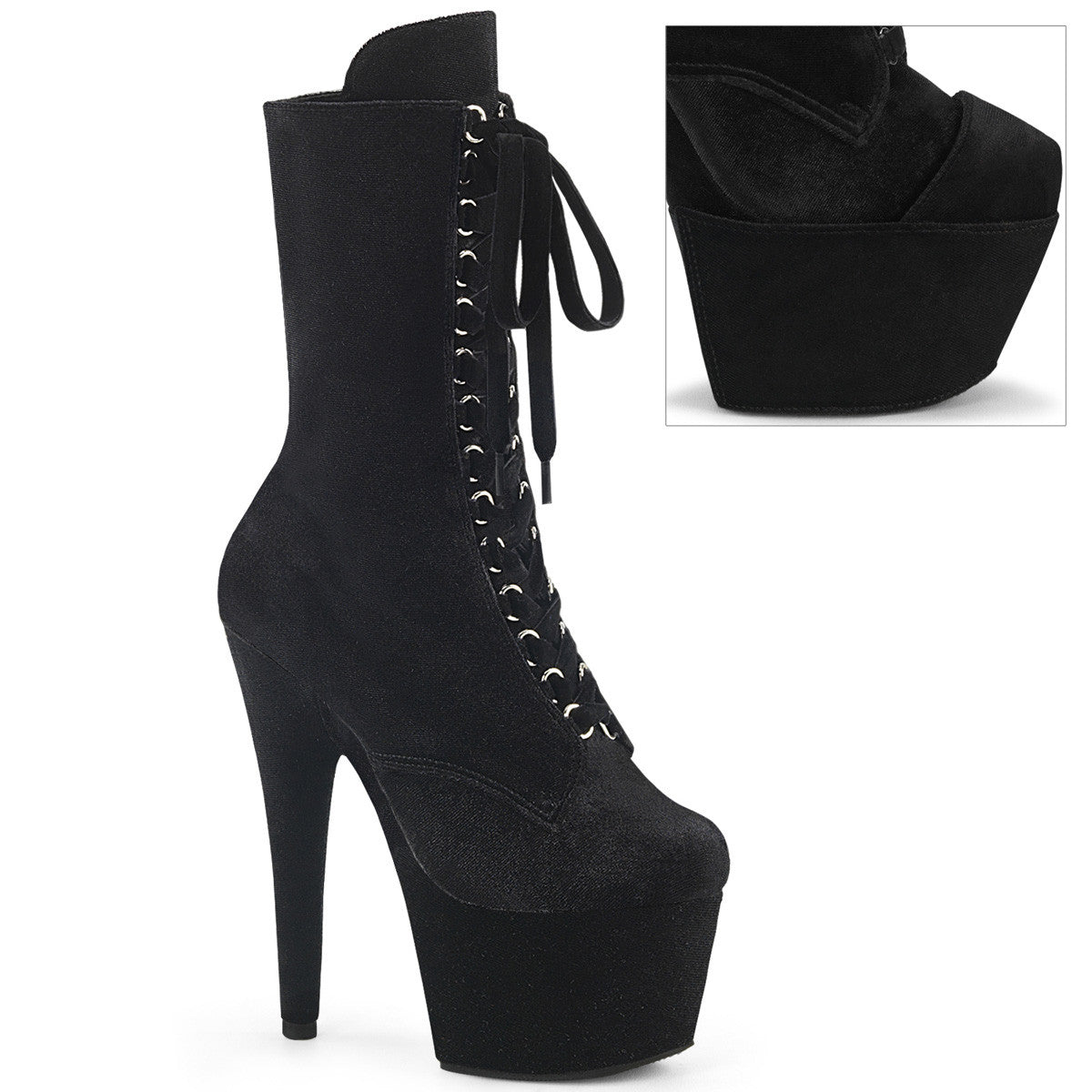 Velvet Schnürstiefel