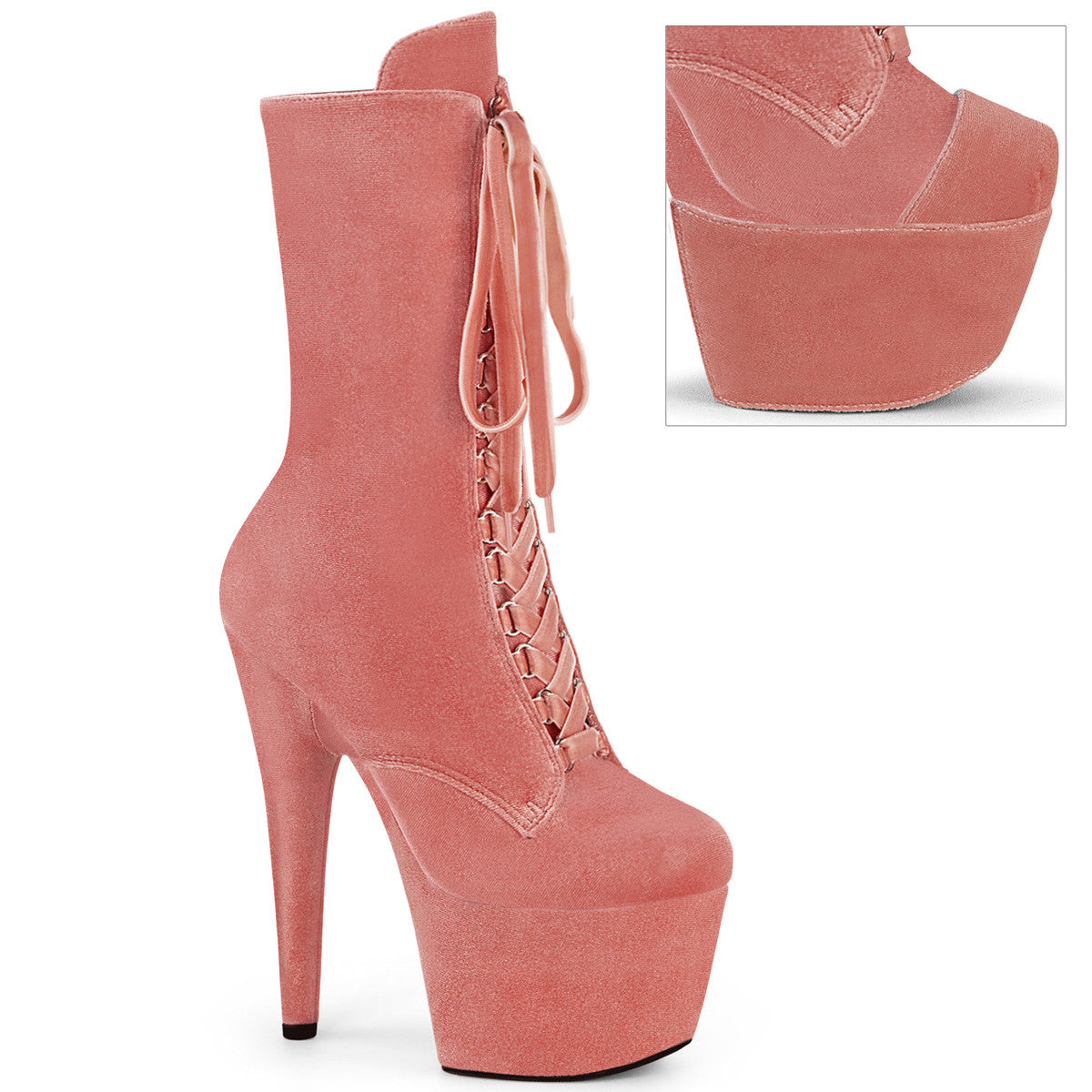 Velvet Schnürstiefel