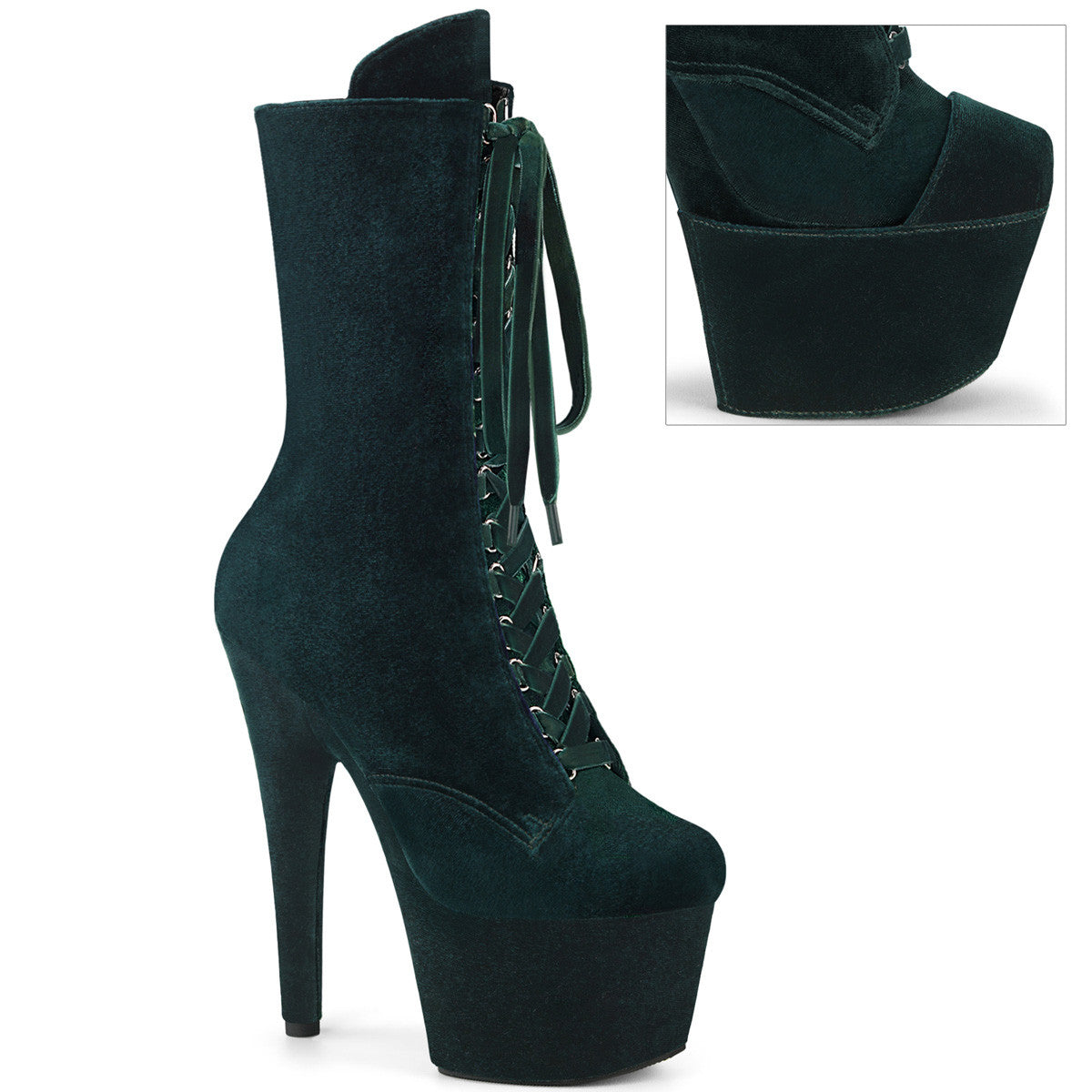 Velvet Schnürstiefel