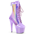 Holografische Schnürstiefel