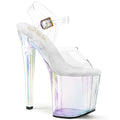 Sandalette mit holografischem Plateau