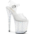 Plateau Sandaletten mit Strass
