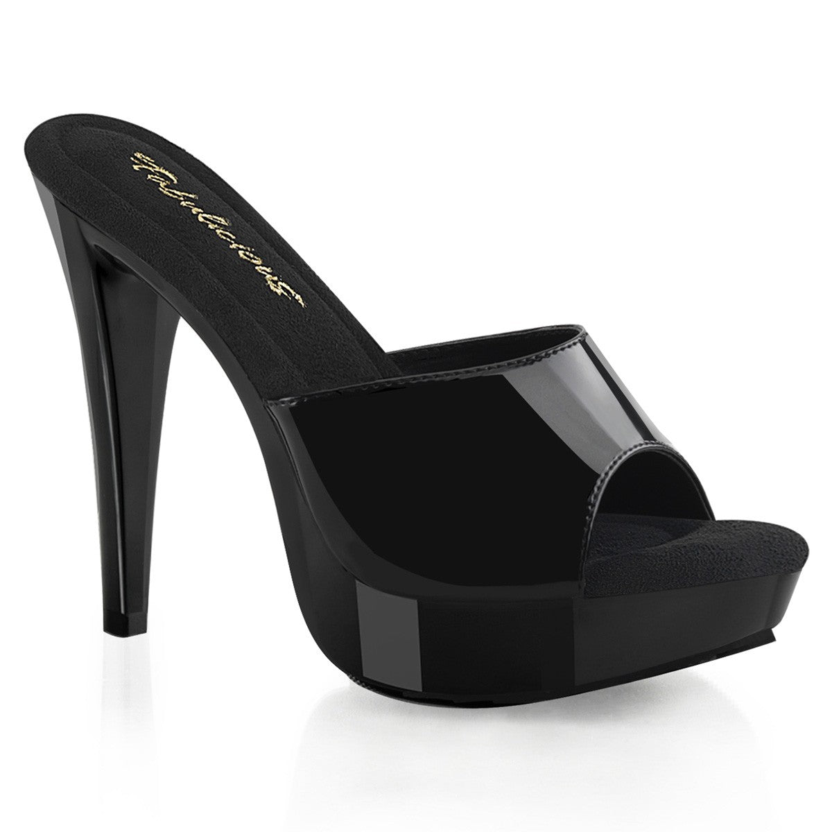 Elegante Pleaser Plateau-Pantoletten