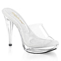 Elegante Pleaser Plateau-Pantoletten