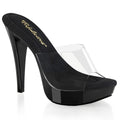Elegante Pleaser Plateau-Pantoletten