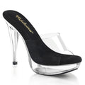 Elegante Pleaser Plateau-Pantoletten