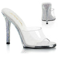 Pleaser Pantoletten mit Strass
