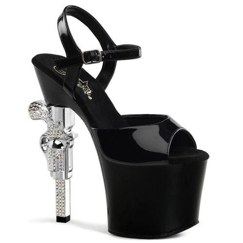 Extrem Plateau Sandaletten Revolverabsatz Pleaser