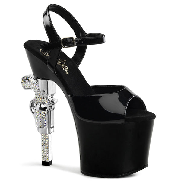 Extrem Plateau Sandaletten Revolverabsatz Pleaser