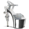 Extrem Plateau Sandaletten Revolverabsatz Pleaser