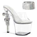 Extrem Plateau Sandaletten Revolverabsatz Pleaser