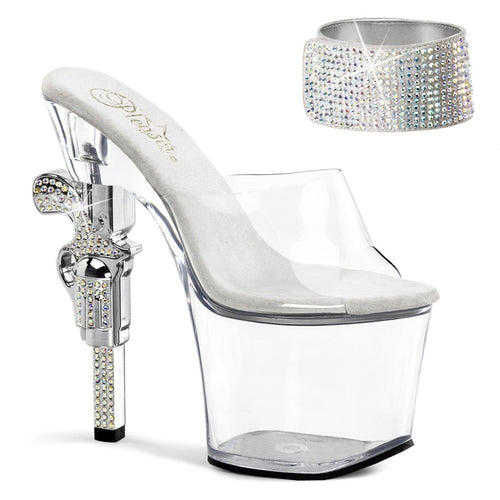 Extrem Plateau Sandaletten Revolverabsatz Pleaser